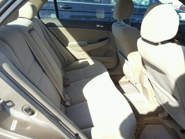 1HGCM56374A028783 - 2004 HONDA ACCORD LX TAN photo 6