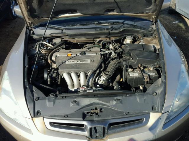 1HGCM56374A028783 - 2004 HONDA ACCORD LX TAN photo 7