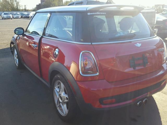 WMWMF735X7TL84665 - 2007 MINI COOPER S RED photo 3