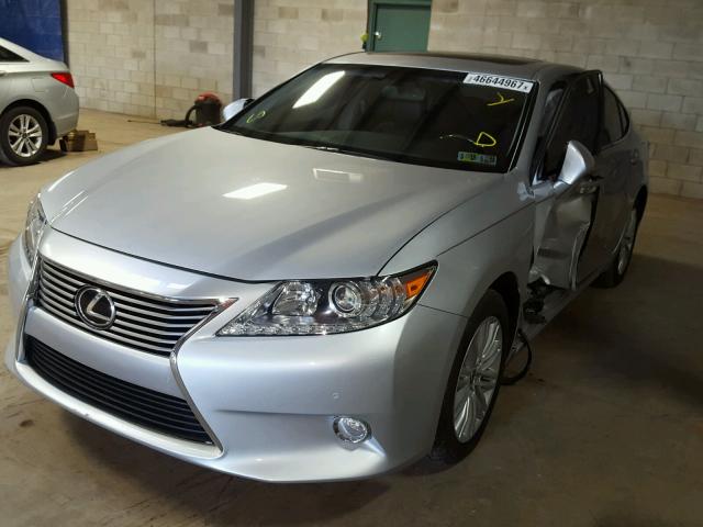 JTHBK1GG9D2056894 - 2013 LEXUS ES 350 SILVER photo 2