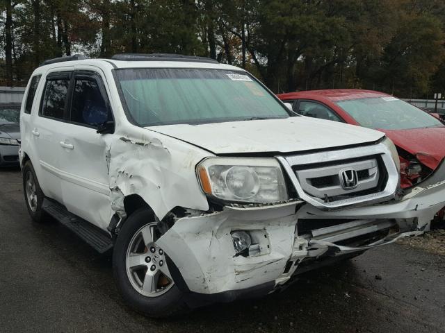 5FNYF38579B022983 - 2009 HONDA PILOT EXL WHITE photo 1