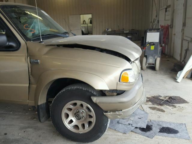 4F4YR16U72TM19576 - 2002 MAZDA B3000 CAB TAN photo 9