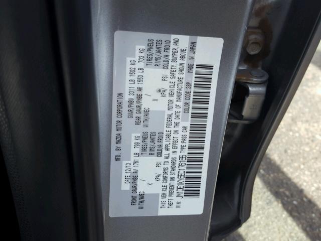 JM1DE1KY6E0176165 - 2014 MAZDA MAZDA2 SPO 灰色 照片 10