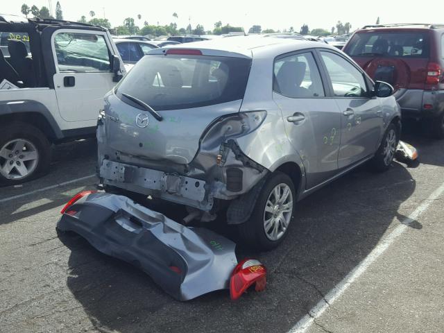 JM1DE1KY6E0176165 - 2014 MAZDA MAZDA2 SPO 灰色 照片 4