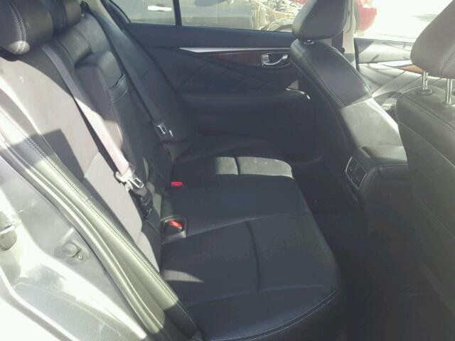 JN1BV7AP5EM671116 - 2014 INFINITI Q50 BASE Gris foto 6