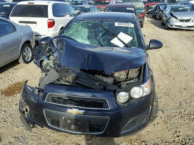 1G1JC5SH3F4159102 - 2015 CHEVROLET SONIC LT BLUE photo 9