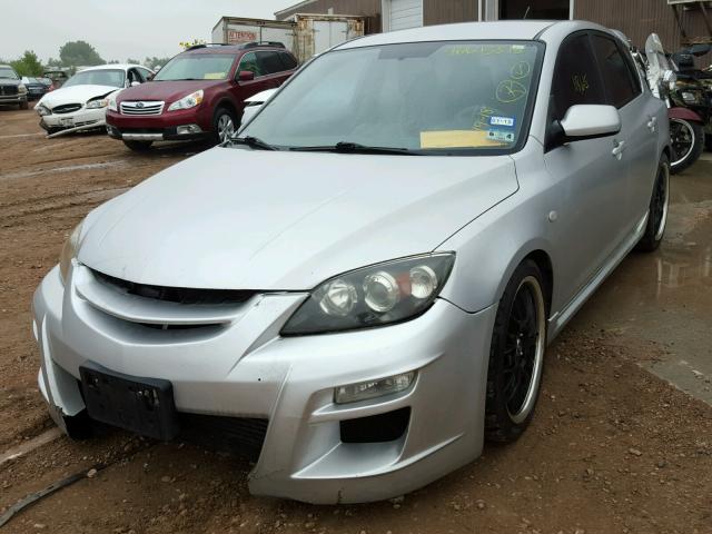 JM1BK34L071685212 - 2007 MAZDA SPEED 3 SILVER photo 2