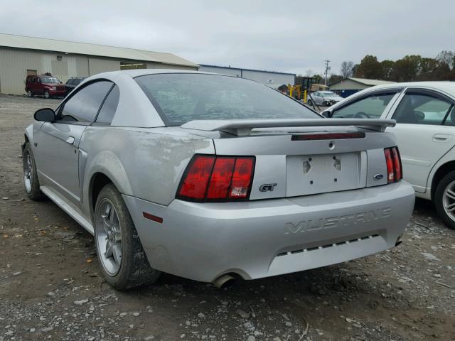 1FAFP42X23F322007 - 2003 FORD MUSTANG GT SILVER photo 3