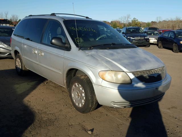 2C4GP44381R407111 - 2001 CHRYSLER TOWN & COU GRAY photo 1