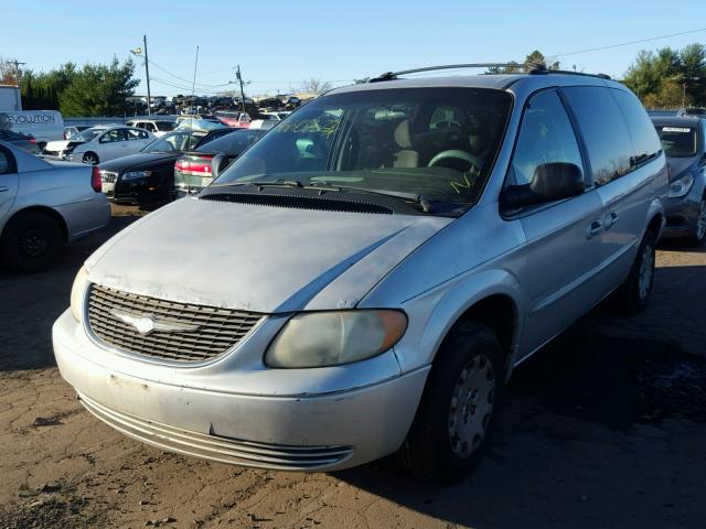 2C4GP44381R407111 - 2001 CHRYSLER TOWN & COU GRAY photo 2