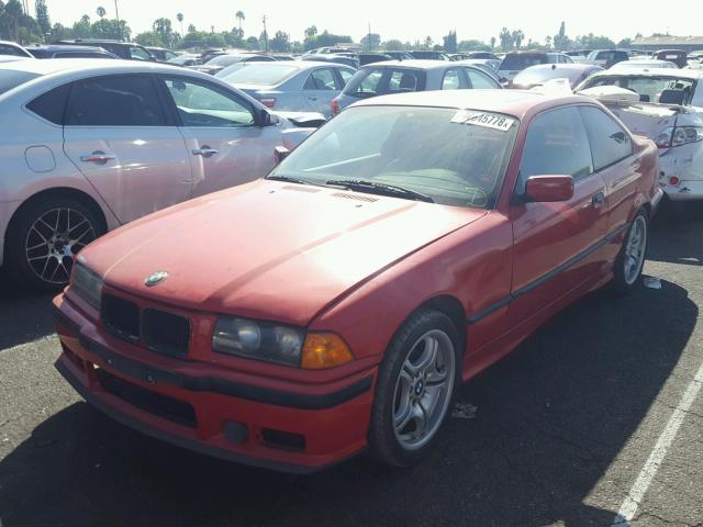 WBABE5318PJA05916 - 1993 BMW 318 IS RED photo 2