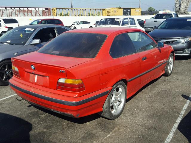 WBABE5318PJA05916 - 1993 BMW 318 IS RED photo 4