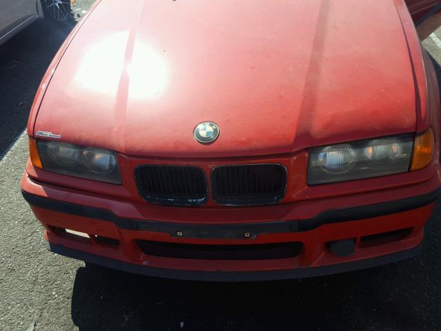 WBABE5318PJA05916 - 1993 BMW 318 IS RED photo 7