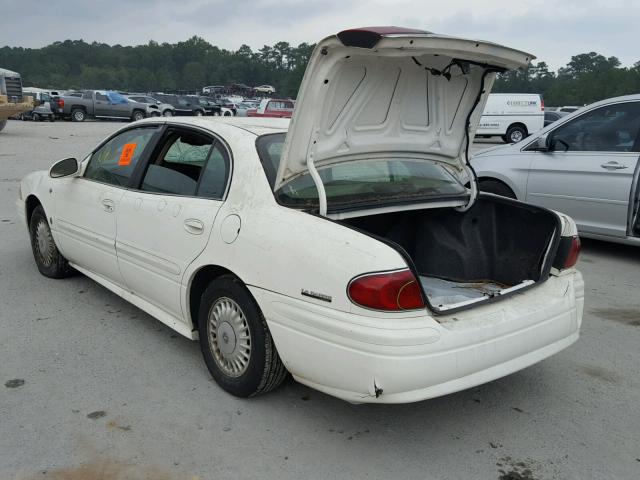 1G4HP54K914150119 - 2001 BUICK LESABRE CU WHITE photo 3