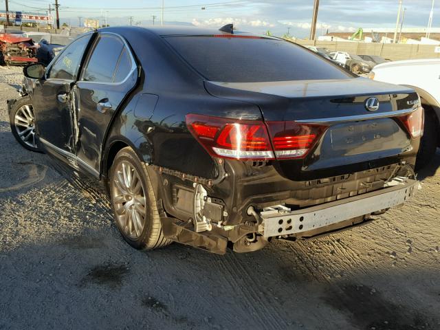 JTHBL5EF7E5132336 - 2014 LEXUS LS 460 BLACK photo 3