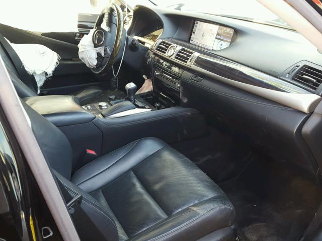 JTHBL5EF7E5132336 - 2014 LEXUS LS 460 BLACK photo 5