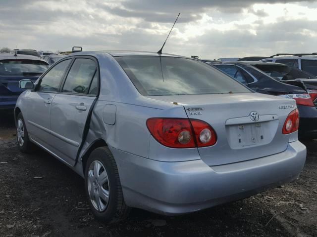 1NXBR30E16Z647676 - 2006 TOYOTA COROLLA SILVER photo 3