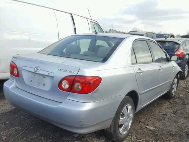 1NXBR30E16Z647676 - 2006 TOYOTA COROLLA SILVER photo 4