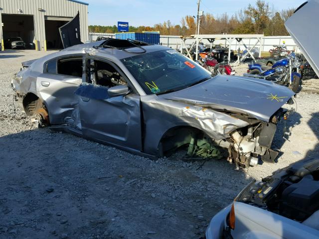 2C3CDXBG8EH307850 - 2014 DODGE CHARGER SE SILVER photo 1