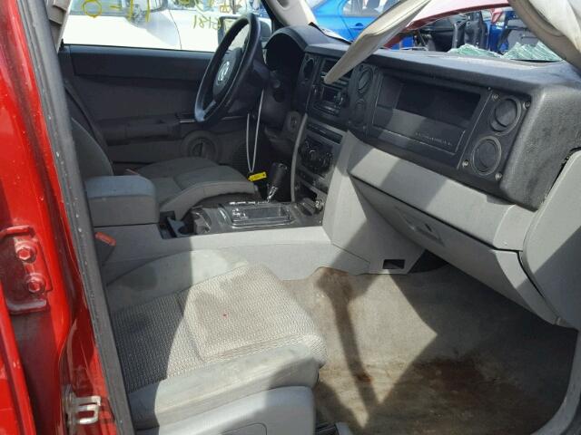 1J8HG48N46C231926 - 2006 JEEP COMMANDER 红色 照片 5