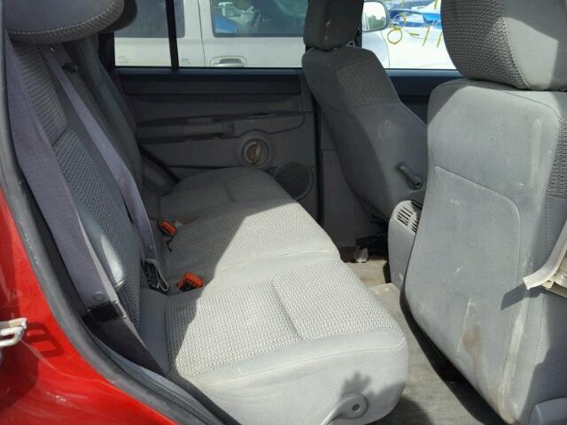1J8HG48N46C231926 - 2006 JEEP COMMANDER 红色 照片 6
