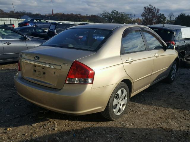 KNAFE222095666276 - 2009 KIA SPECTRA EX GOLD photo 4