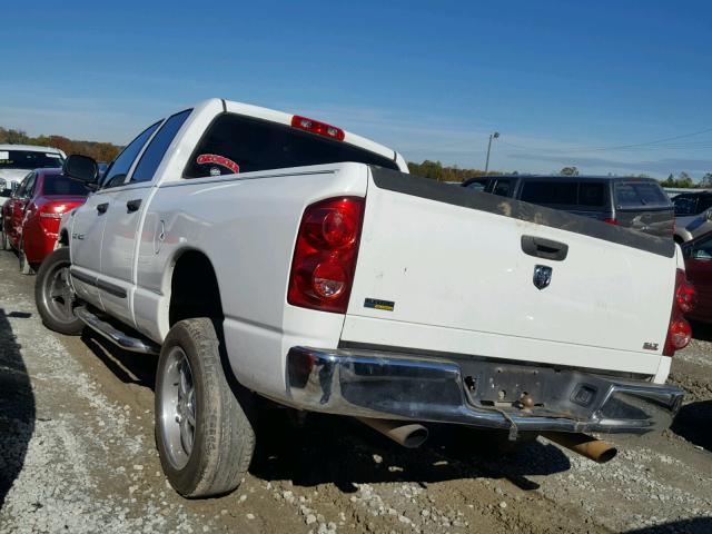 1D7HA18P27S178178 - 2007 DODGE RAM 1500 S WHITE photo 3