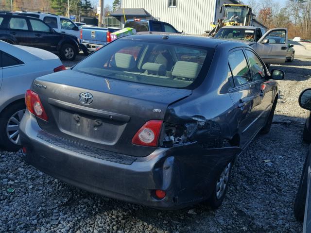 JTDBU4EEXA9116957 - 2010 TOYOTA COROLLA BA GRAY photo 4