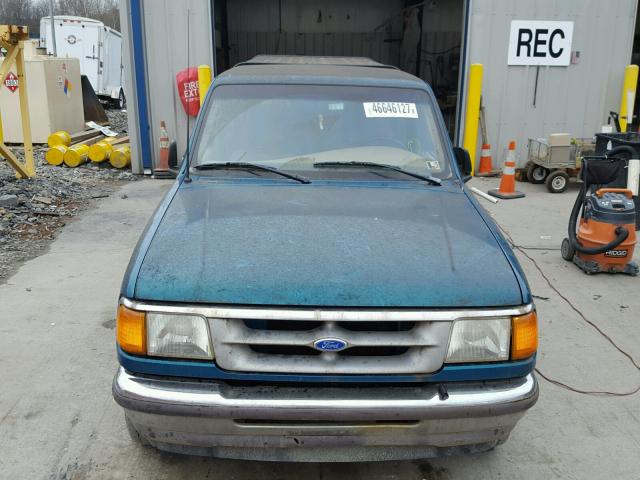 1FTCR15XXTTA24520 - 1996 FORD RANGER GREEN photo 9