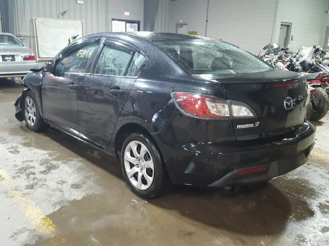 JM1BL1SG7A1240478 - 2010 MAZDA 3 I BLACK photo 3