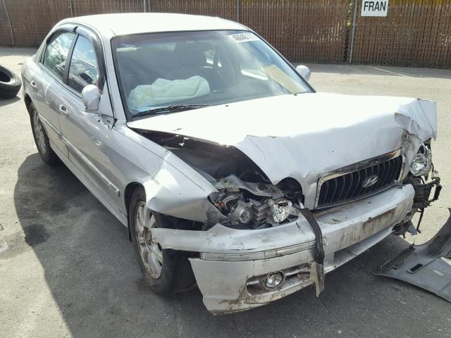 KMHWF35H84A021019 - 2004 HYUNDAI SONATA GLS SILVER photo 1