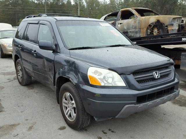 5FNYF18635B007291 - 2005 HONDA PILOT EXL GRAY photo 1