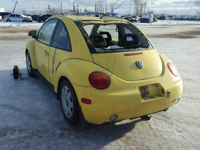 3VWBF61C0WM043369 - 1998 VOLKSWAGEN NEW BEETLE YELLOW photo 3