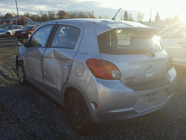 ML32A3HJXFH006373 - 2015 MITSUBISHI MIRAGE DE SILVER photo 3