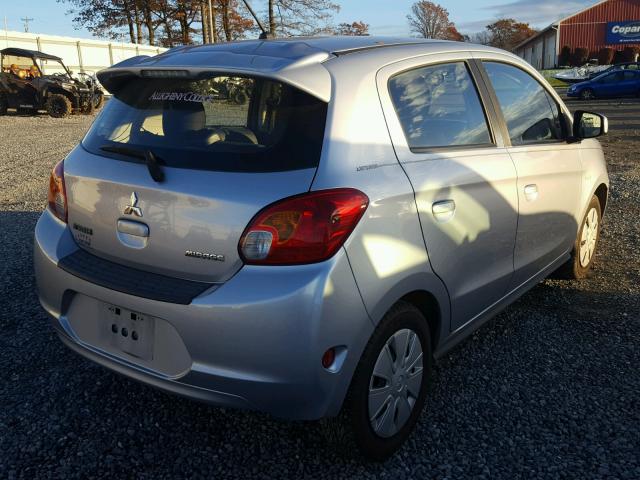 ML32A3HJXFH006373 - 2015 MITSUBISHI MIRAGE DE SILVER photo 4