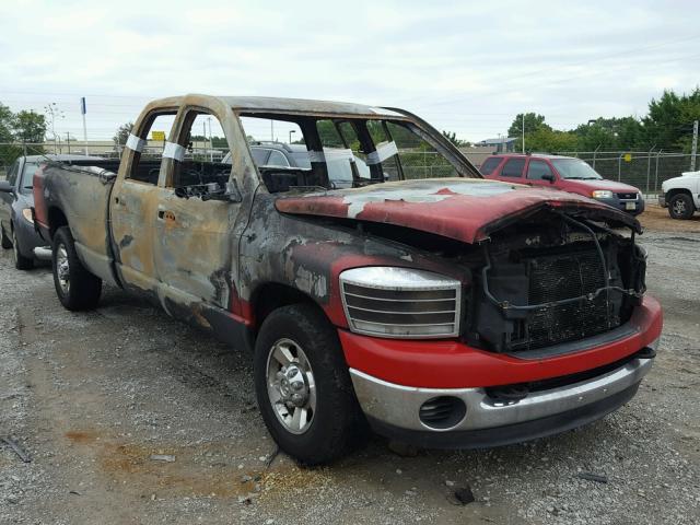 3D7KR28C16G159872 - 2006 DODGE RAM 2500 S დამწვარი ფოტო 1