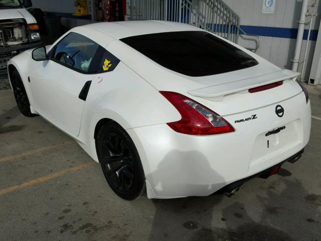 JN1AZ4EH7DM381167 - 2013 NISSAN 370Z BASE WHITE photo 3