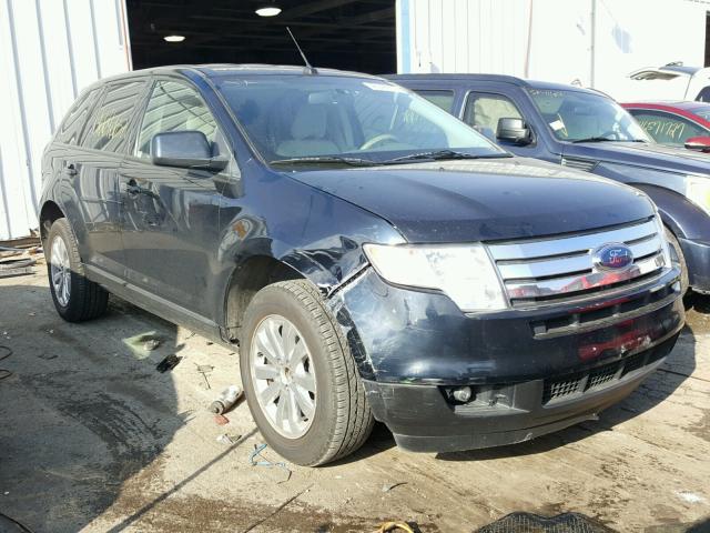 2FMDK38C49BA47390 - 2009 FORD EDGE SEL BLUE photo 1