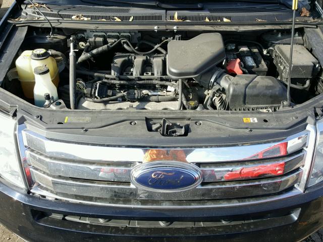 2FMDK38C49BA47390 - 2009 FORD EDGE SEL BLUE photo 7