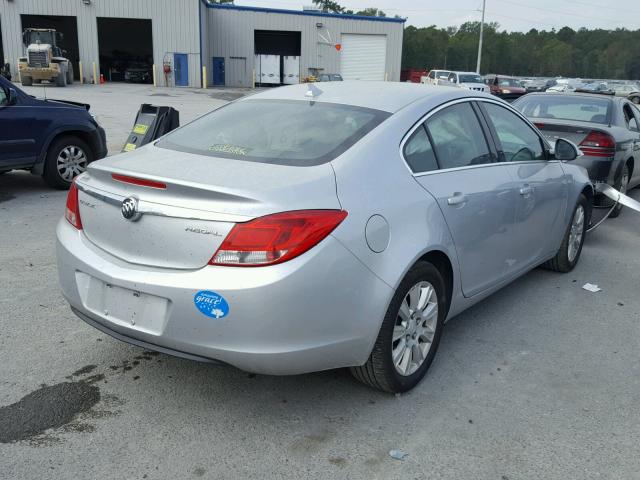 2G4GR5ER1D9238536 - 2013 BUICK REGAL SILVER photo 4