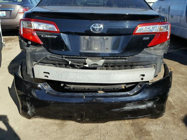 4T1BF1FK8CU068772 - 2012 TOYOTA CAMRY BASE BLACK photo 10