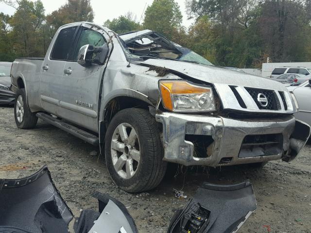 1N6BA07F38N308002 - 2008 NISSAN TITAN XE SILVER photo 1