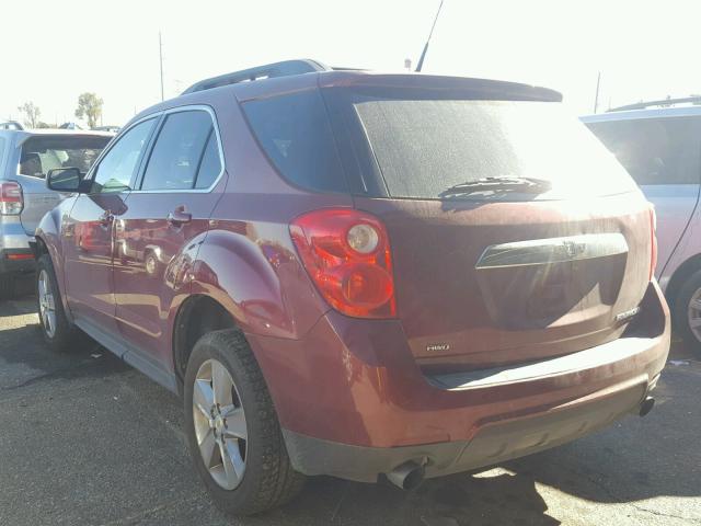 2GNFLNE51C6313774 - 2012 CHEVROLET EQUINOX LT RED photo 3