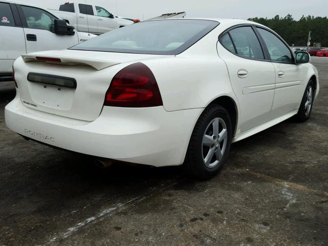 2G2WP522051306147 - 2005 PONTIAC GRAND PRIX WHITE photo 4