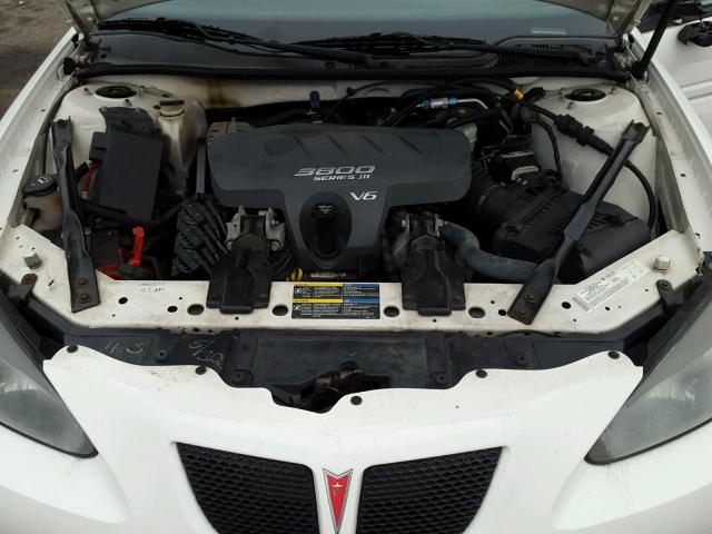 2G2WP522051306147 - 2005 PONTIAC GRAND PRIX WHITE photo 7
