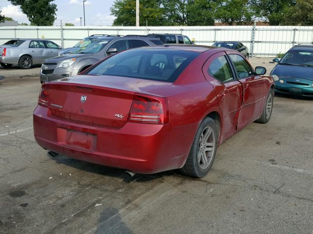 2B3LA53H56H472922 - 2006 DODGE CHARGER R/ RED photo 4