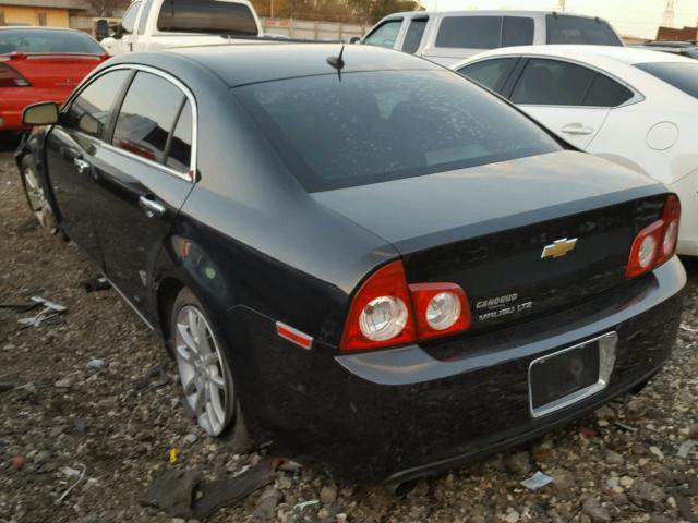1G1ZE5E77AF233134 - 2010 CHEVROLET MALIBU LTZ BLACK photo 3