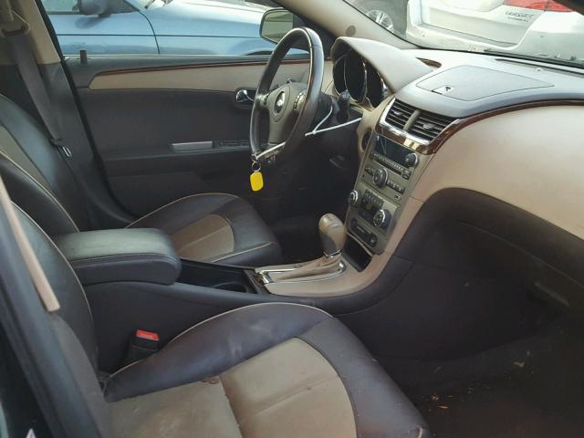 1G1ZE5E77AF233134 - 2010 CHEVROLET MALIBU LTZ BLACK photo 5