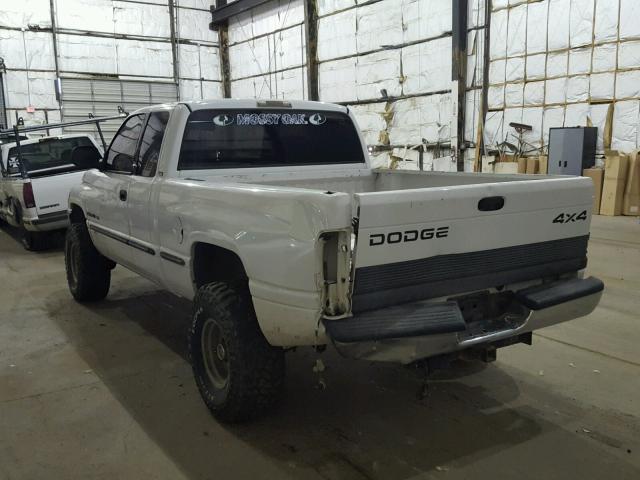 3B7HF13Z1XM594610 - 1999 DODGE RAM 1500 WHITE photo 3