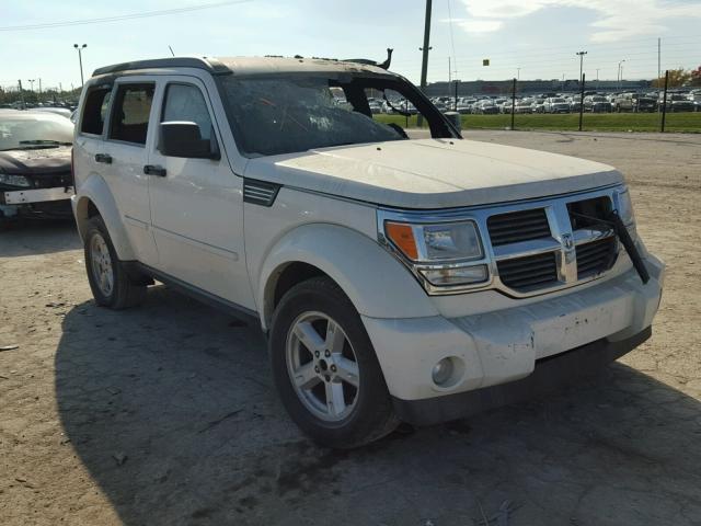 1D8GU58K17W734371 - 2007 DODGE NITRO SLT WHITE photo 1